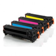 Compatible Toner HP CC530A Pack de 4