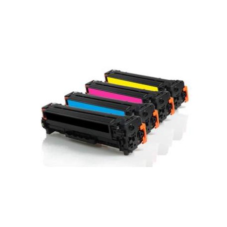 Compatible Toner HP CC530A Pack de 4