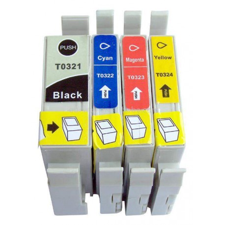 Compatible Cartuchos  Epson T0321 PACK12