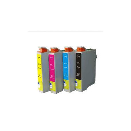  Compatible Cartuchos Epson T0711 Pack 8