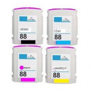 Compatible Toner HP 88 XL Pack 4