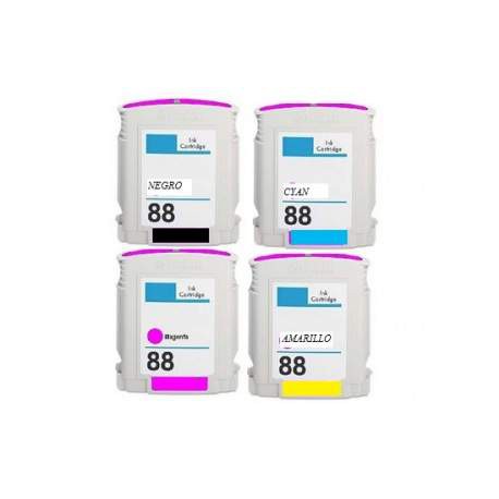  Compatible Toner HP 88 XL Pack 4