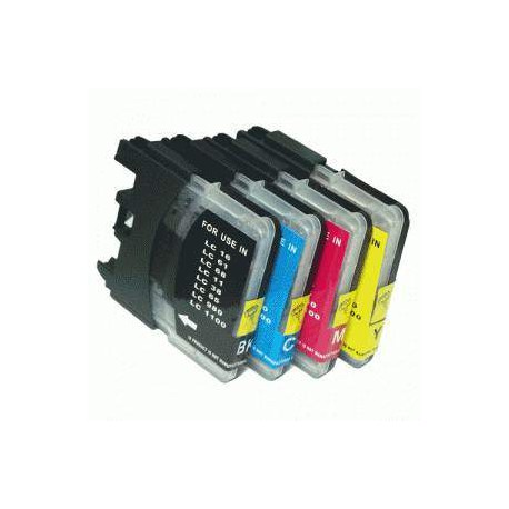 Compatible Cartucho Impresora Brother DCP163C LC980/LC985 Pack 8