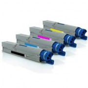 Pack 4 Oki 3300 Toner OKI Compatible