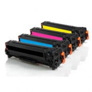 Compatible Toner Canon 718/CF380 Pack 4