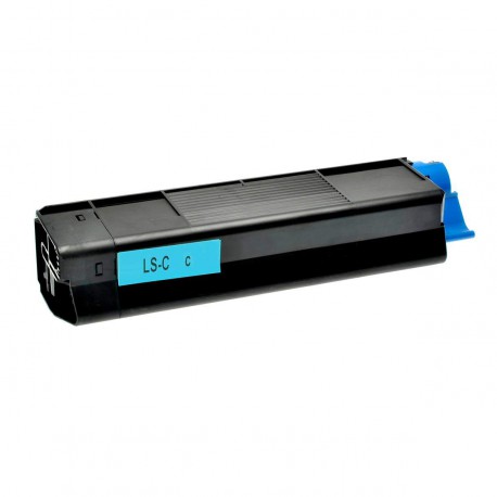 Compatible Toner Oki impresora C5100 Cian