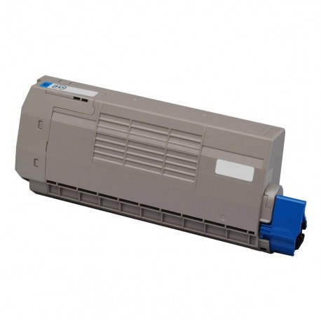 Compatible Toner Impresora Oki C711WT Cian