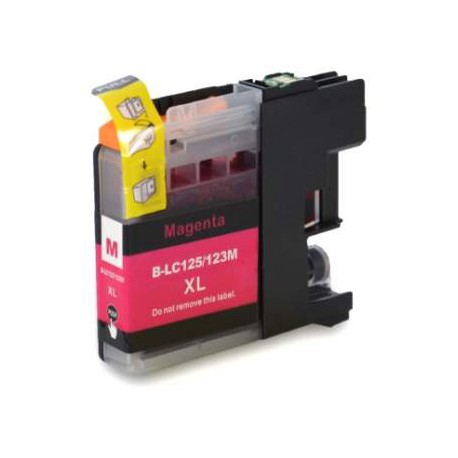 Compatible Cartucho Impresora Brother DCPJ4100DW LC123 Magenta