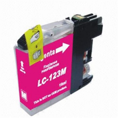 Compatible Cartucho Brother LC121XL LC123XL Magenta