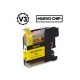 Compatible Cartucho Brother LC121XL LC123XL Amarillo