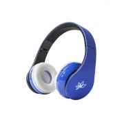 AURICULAR BLUETOOTH CON MICROFONO/ENTRADA AUX./ BATERIA RECARGABLE AZUL MARVO