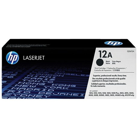 Toner Original HP 2612 Negro