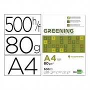 Papel Liderpapel Greening DIN A4 80 gr. 500 hojas