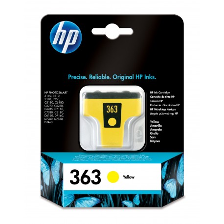 CARTUCHO HP 363 AMARILLO ORIGINAL