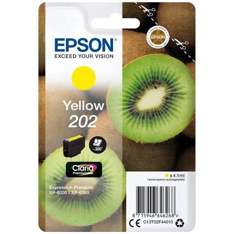 Cartucho Epson Original 202 Amarillo