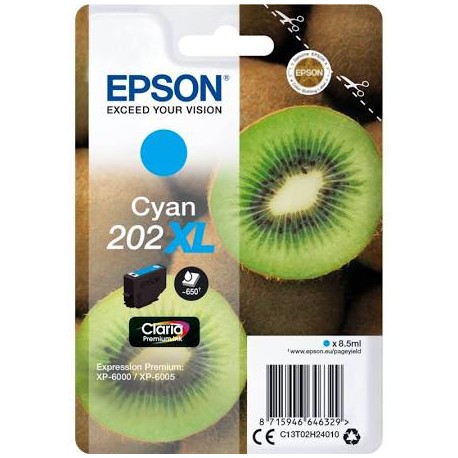 Cartucho Epson original 202XL Cian