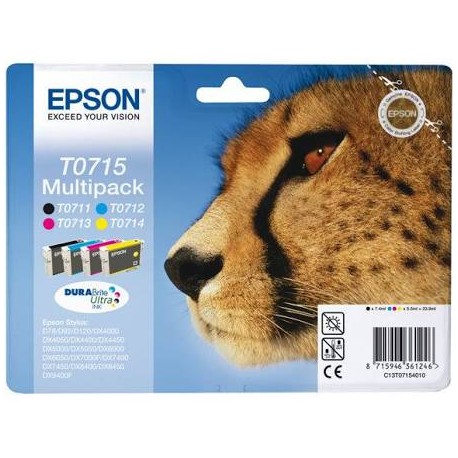 Cartucho Epson Original T0715  Multi pack 4