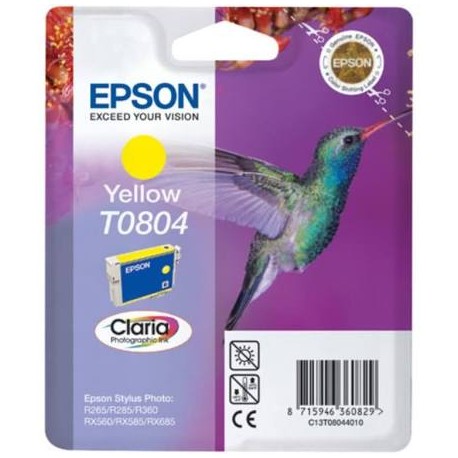 Cartucho Epson Original T0804 Amarillo