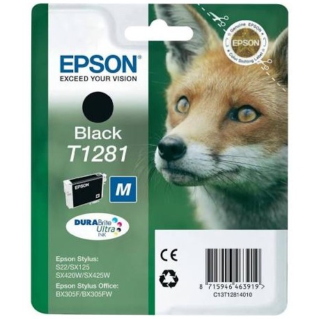 Cartucho Epson Original T1281 Negro