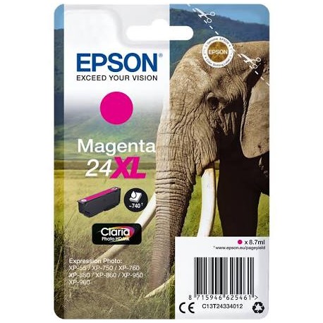  Cartucho Epson Original T2433 Magenta