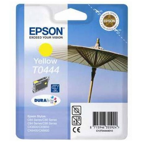 CARTUCHP EPSON T0444 AMARILLO ORIGINAL ALTA CAPACIDAD Y RENDIMIENTO