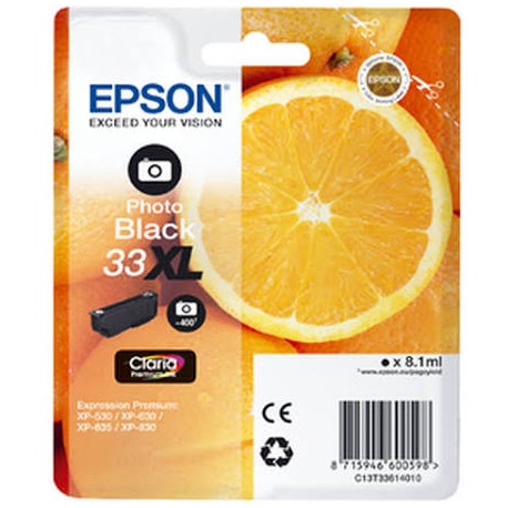 Cartucho Epson Original T3331 Negro