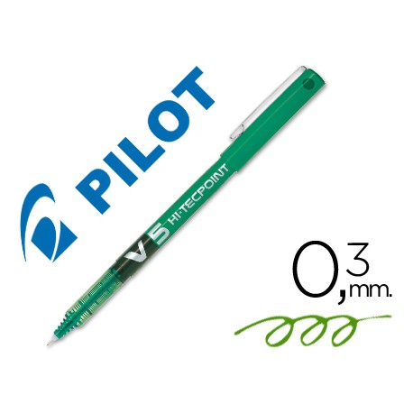 Bolígrafo Pilot Verde V7