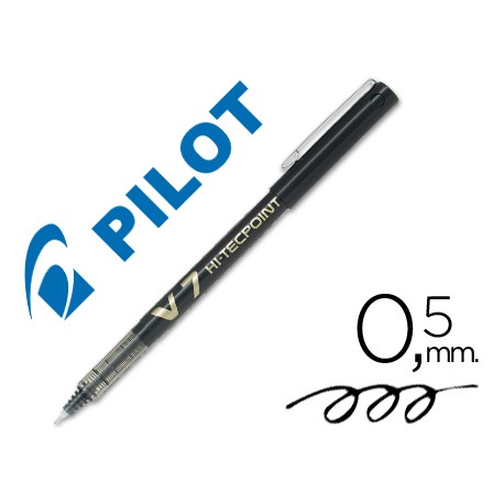 Boligrafo Pilot V7 Negro 0.7