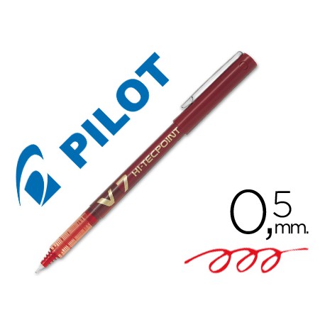 Pilot V7 Rojo 0.7