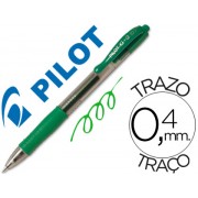 Bolígrafo Pilot Retractil G2 - Verde