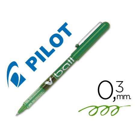 Pilot V-Ball Verde 0,5 mm