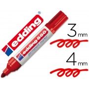 Permanente Rojo Edding 550