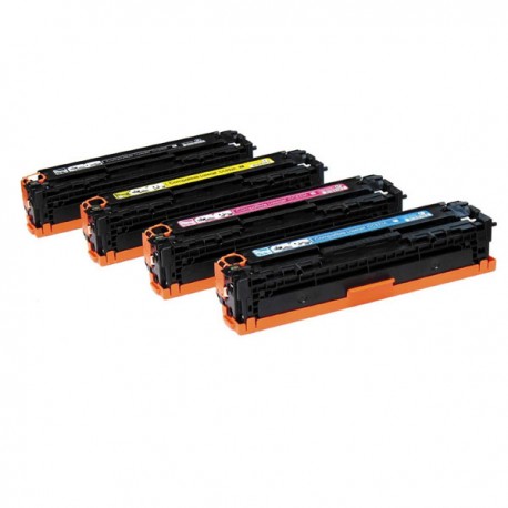   Compatible Toner Impresora HP Color Laser jet CP2025DN Pack 4