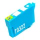 Compatible Cartucho Epson T0322 Cian