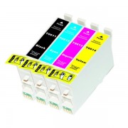 Compatible Cartucho Epson T0611 Pack 4