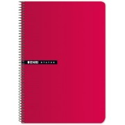 Cuaderno Enri plus tapa dura espiral 1 linea