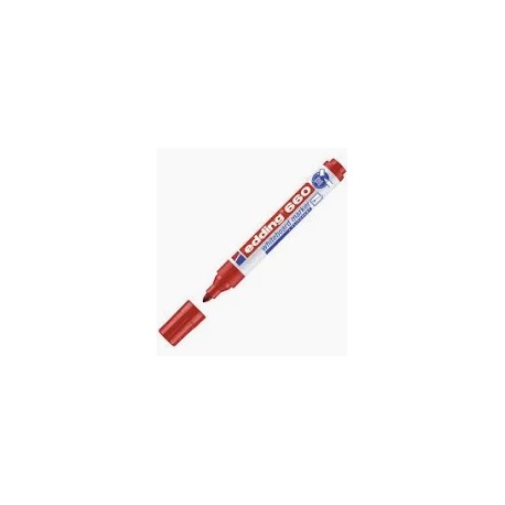 Rotulador permanente Edding Marker 660 /1,5-3mm Rojo