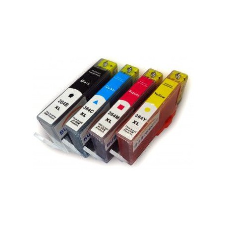 Compatibles Cartuchos HP 364XL pack 4