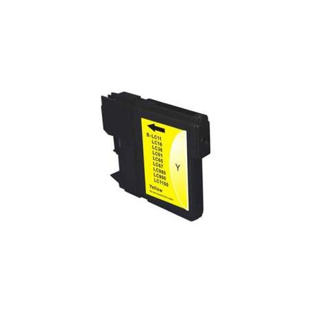 Compatible Cartucho Impresora Brother DCP163C LC980/LC985 Amarillo