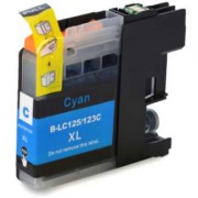 Compatible Cartucho Impresora Brother MFCJ650DW LC123 Cian